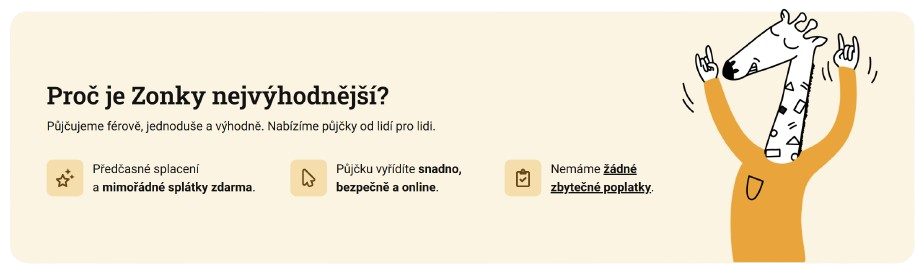 Proč je Zonky nejvýhodnější – výhody půjčky Zonky