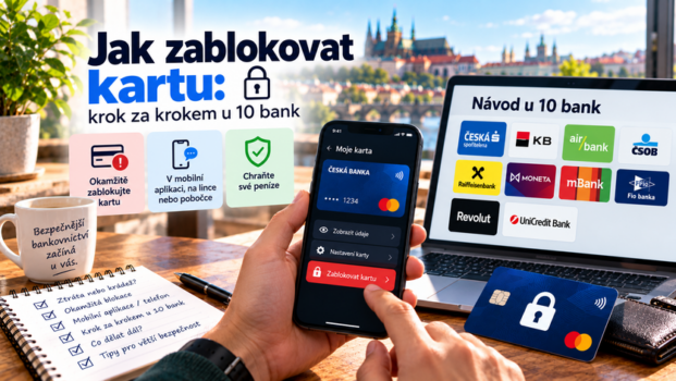 Zablokování platební karty po ztrátě nebo krádeži